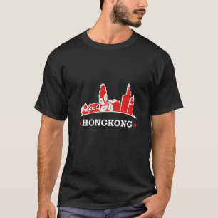 香港シティ観光客デスティネーションお土産 Tシャツ