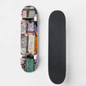 香港シンボルや象徴のネオン通り スケートボード (正面)