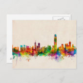 香港スカイラインシティスケープ ポストカード (正面/裏面)