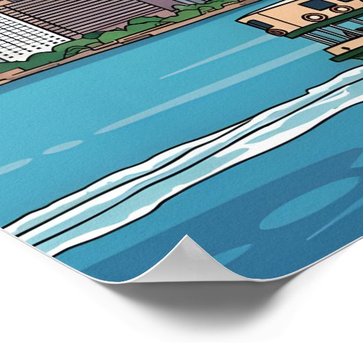 香港スカイライン ポスター (角)