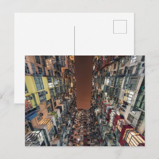 香港スタイル ポストカード (正面/裏面)