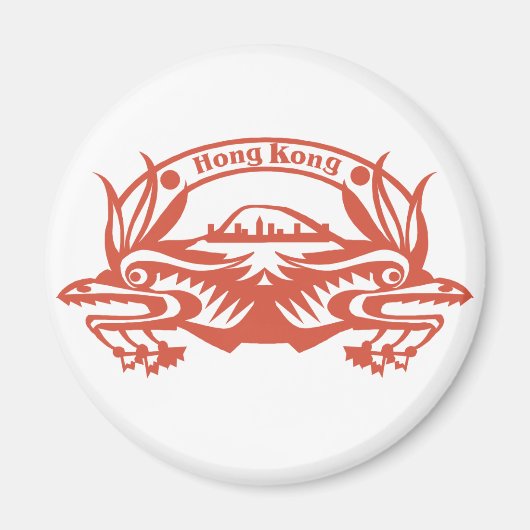 香港スタンプ マグネット (正面)