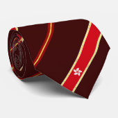 香港ストライプ国旗 ネクタイ (ロール)