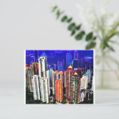 香港ダウンタウン：中国: ポストカード (スタンド正面)