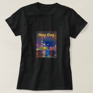 香港ハーバーシティライトトラベル Tシャツ