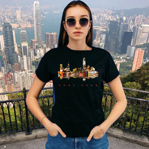 香港ハーバースカイライン ビブラント トラベルTシャツ Tシャツ