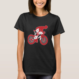 香港バイクもしくは自転車に乗る人ネイションライダー世界の国旗 Tシャツ
