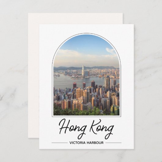 香港ビクトリアハーバーポストカード ポストカード (正面/裏面)