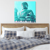 香港ビッグブッダランタウ島旅行 キャンバスプリント (インサイチュ (寝室))