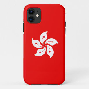 香港フラグ(赤) iPhone 11 ケース