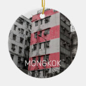香港モンコック中国カオルーンファインアート土産 セラミックオーナメント (正面)