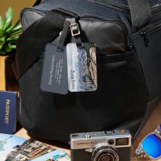 香港ライオンロックヒルスカイラインパノラマサミナリー ラゲッジタグ (正面&裏面)