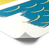 香港レトロヴィンテージ旅行ポスター ポスター (角)