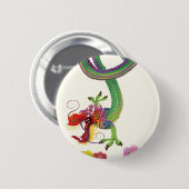 香港ヴィンテージスタイル旅行ポスター 缶バッジ (正面&裏面)