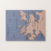 香港ヴィンテージ天気図 ジグソーパズル (横)