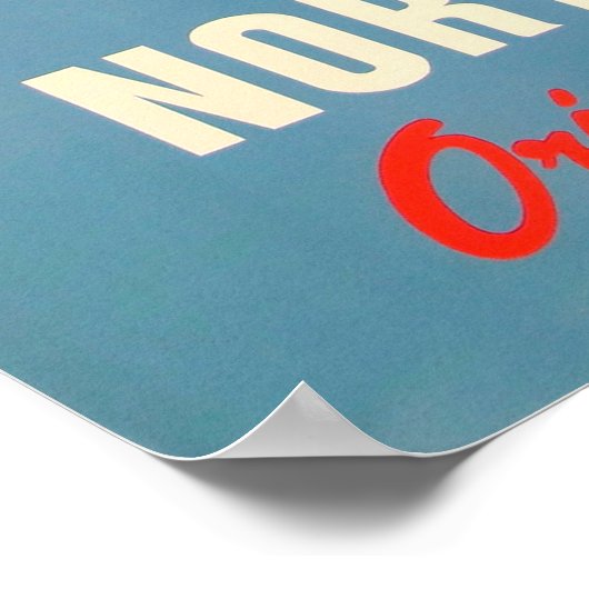 香港ヴィンテージ旅行ポスター ポスター (角)