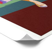 香港ヴィンテージ旅行ポスター ポスター (角)