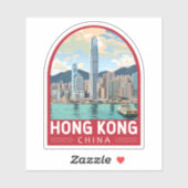 香港中国トラベルアートヴィンテージ シール (シート)