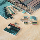 香港中国トラベルアートヴィンテージ ジグソーパズル (側面)