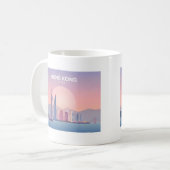 香港中国パステルトラベルデザイン コーヒーマグカップ (正面左)