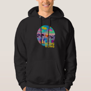 香港中国レトロ90sのモダンVaporwave T パーカ