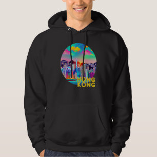 香港中国レトロ90sのモダンVaporwave T パーカ