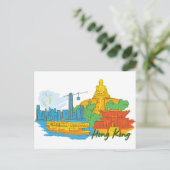 香港中国名物 ポストカード (スタンド正面)