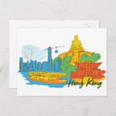 香港中国名物 ポストカード (正面/裏面)