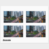 香港交通のシール 長方形シール (シート)