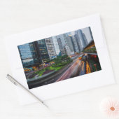 香港交通のシール 長方形シール (封筒)