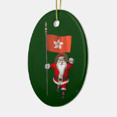 香港入りサンタクロース セラミックオーナメント (左)