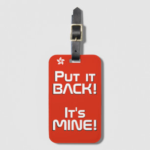 香港国旗おもしろい国 ラゲッジタグ