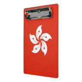 香港国旗が飾られたミニクリップボード ミニクリップボード (アングル2)