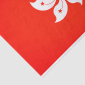 香港国旗のギフトティッシュペーパー 薄葉紙 (詳細)