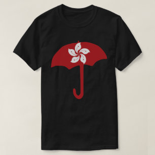 香港国旗の傘 Tシャツ