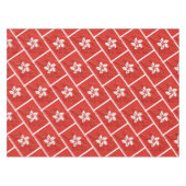 香港国旗の地図と国スタイリッシュ際的 テーブルクロス (正面(横))