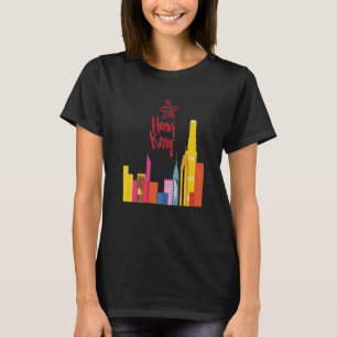 香港国旗の都市が強い7 Tシャツ