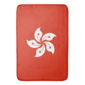 香港国旗を掲げた大浴場 バスマット (正面縦)