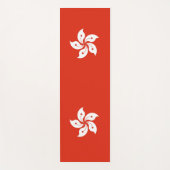 香港国旗を掲げた愛国的なヨガマット ヨガマット (正面)