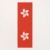 香港国旗を掲げた愛国的なヨガマット ヨガマット (裏面)