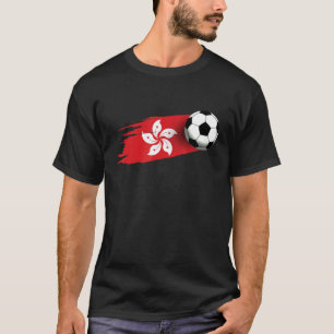 香港国旗ジャージー香港サッカーチーム香港 Tシャツ