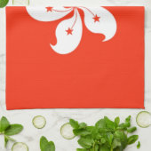 香港国旗 キッチンタオル (折り畳み)