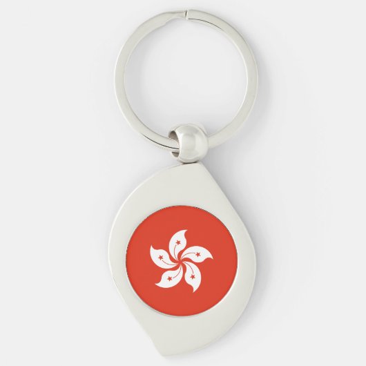 香港国旗 キーホルダー (正面)