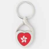 香港国旗 キーホルダー (正面)