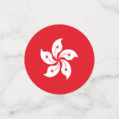 香港国旗 コンフェッティ (スモール正面)