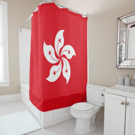 香港国旗 シャワーカーテン (インサイチュ)