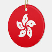 香港国旗 セラミックオーナメント (左)