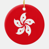 香港国旗 セラミックオーナメント (裏面)