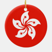 香港国旗 セラミックオーナメント (裏面)