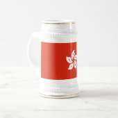 香港国旗 ビールジョッキ (正面左)